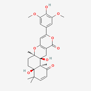 molecular formula C28H32O9 B1218010 Territrem C CAS No. 89020-33-7
