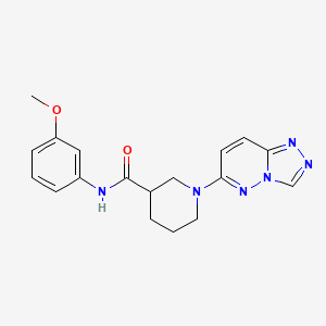 N-(3-methoxyphenyl)-1-([1,2,4]triazolo[4,3-b]pyridazin-6-yl)piperidine-3-carboxamide