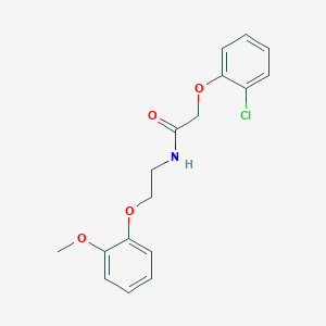 2-(2-chlorophenoxy)-N-[2-(2-methoxyphenoxy)ethyl]acetamide