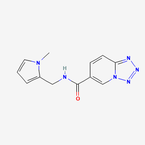 N-[(1-methyl-1H-pyrrol-2-yl)methyl]tetrazolo[1,5-a]pyridine-6-carboxamide