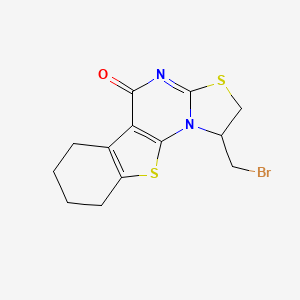 molecular formula C13H13BrN2OS2 B12180299 C13H13BrN2OS2 