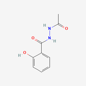 molecular formula C9H10N2O3 B1218038 N'-乙酰-2-羟基苯甲酰肼 CAS No. 20349-50-2