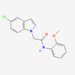 2-(5-chloro-1H-indol-1-yl)-N-(2-methoxyphenyl)acetamide