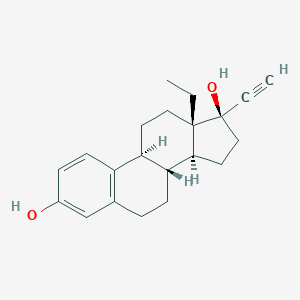 molecular formula C21H26O2 B121804 18-Methylethinylestradiol CAS No. 14012-72-7