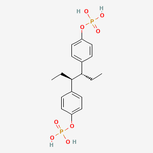 molecular formula C18H24O8P2 B1218045 Hexestrol diphosphate CAS No. 24809-02-7