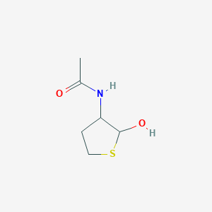 B1218050 3-Acetamido-2-hydroxytetrahydrothiophene CAS No. 72826-34-7