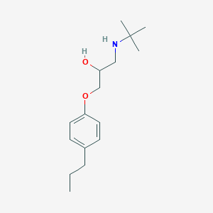 molecular formula C16H27NO2 B12180517 Tert-butyl[2-hydroxy-3-(4-propylphenoxy)propyl]amine 