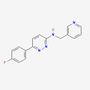 6-(4-fluorophenyl)-N-(pyridin-3-ylmethyl)pyridazin-3-amine