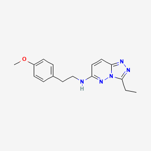 3-ethyl-N-[2-(4-methoxyphenyl)ethyl][1,2,4]triazolo[4,3-b]pyridazin-6-amine