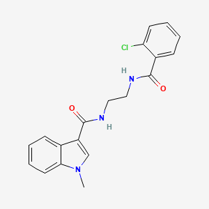 N-(2-{[(2-chlorophenyl)carbonyl]amino}ethyl)-1-methyl-1H-indole-3-carboxamide