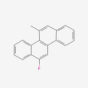 B1218068 12-Fluoro-5-methylchrysene CAS No. 61413-38-5