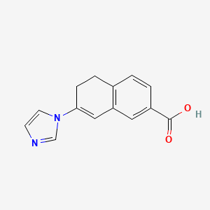 molecular formula C14H12N2O2 B1218074 Rolafagrel CAS No. 89781-55-5