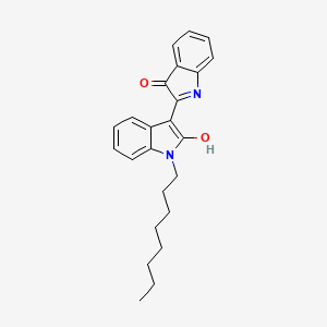 molecular formula C24H26N2O2 B1218085 Antibiotic 79005 CAS No. 87496-48-8