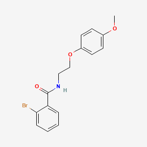 2-bromo-N-[2-(4-methoxyphenoxy)ethyl]benzamide