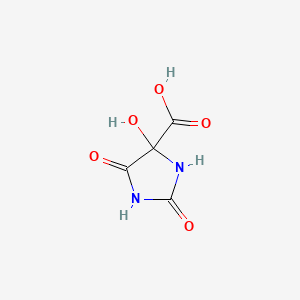molecular formula C4H4N2O5 B1218109 尿囊素酸 CAS No. 470-44-0