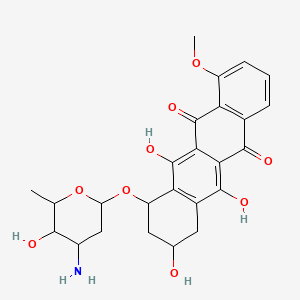B1218112 Desacetyladriamycin CAS No. 64845-68-7
