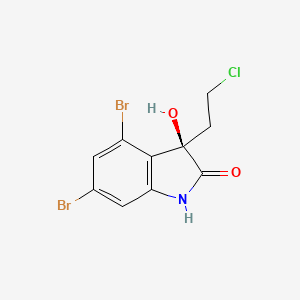 molecular formula C10H8Br2ClNO2 B1218131 Convolutamydine B 