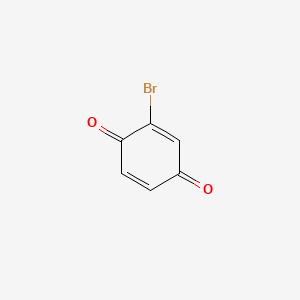 molecular formula C6H3BrO2 B1218145 2-Bromo-1,4-benzoquinone CAS No. 3958-82-5