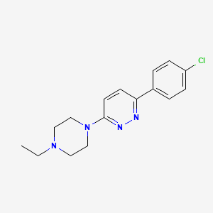 3-(4-Chlorophenyl)-6-(4-ethylpiperazin-1-yl)pyridazine