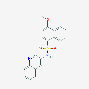 4-ethoxy-N-(quinolin-3-yl)naphthalene-1-sulfonamide