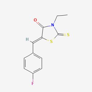 3-Ethyl-5-(4-fluoro-benzylidene)-2-thioxo-thiazolidin-4-one