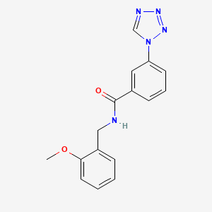 N-(2-methoxybenzyl)-3-(1H-tetrazol-1-yl)benzamide