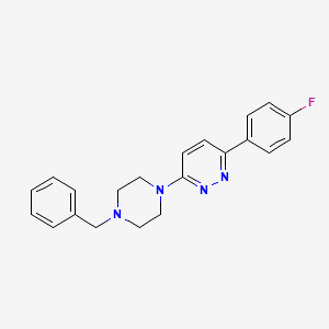 3-(4-Benzylpiperazin-1-yl)-6-(4-fluorophenyl)pyridazine