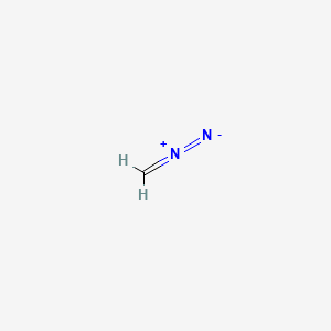 molecular formula CH2N2 B1218177 重氮甲烷 CAS No. 334-88-3