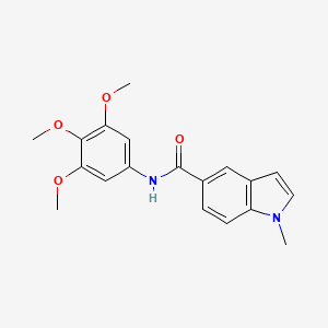 1-methyl-N-(3,4,5-trimethoxyphenyl)-1H-indole-5-carboxamide