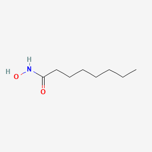molecular formula C8H17NO2 B1218216 N-Hydroxyoctanamide CAS No. 7377-03-9