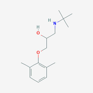 molecular formula C15H25NO2 B12182171 2-Propanol, 1-[(1,1-dimethylethyl)amino]-3-(2,6-dimethylphenoxy)- CAS No. 64980-41-2