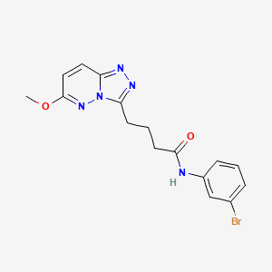 N-(3-bromophenyl)-4-(6-methoxy-[1,2,4]triazolo[4,3-b]pyridazin-3-yl)butanamide