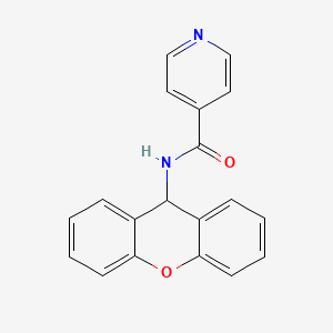 N-(9H-xanthen-9-yl)pyridine-4-carboxamide