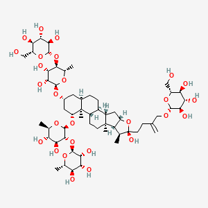 molecular formula C57H94O27 B1218230 Convallamaroside CAS No. 52591-05-6