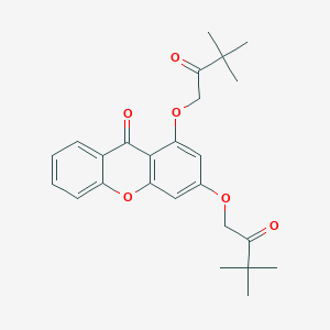 1,3-bis(3,3-dimethyl-2-oxobutoxy)-9H-xanthen-9-one