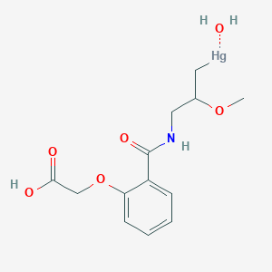 molecular formula C13H18HgNO6 B1218236 Mersalyl acid CAS No. 486-67-9