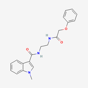 1-methyl-N-{2-[(phenoxyacetyl)amino]ethyl}-1H-indole-3-carboxamide