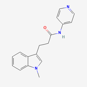 3-(1-methyl-1H-indol-3-yl)-N-(pyridin-4-yl)propanamide