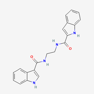 N-{2-[(1H-indol-3-ylcarbonyl)amino]ethyl}-1H-indole-2-carboxamide