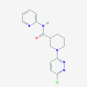 1-(6-chloropyridazin-3-yl)-N-(pyridin-2-yl)piperidine-3-carboxamide