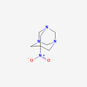 molecular formula C7H12N4O2 B1218248 7-硝基-1,3,5-三氮杂金刚烷 CAS No. 14612-28-3