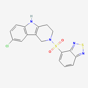 2-(2,1,3-benzothiadiazol-4-ylsulfonyl)-8-chloro-2,3,4,5-tetrahydro-1H-pyrido[4,3-b]indole