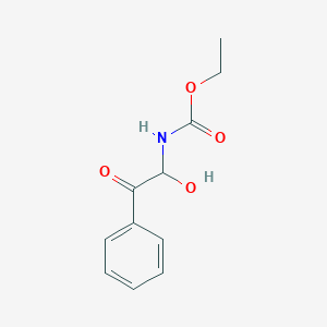 ethyl N-(1-hydroxy-2-oxo-2-phenylethyl)carbamate