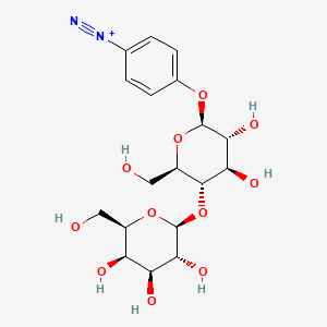 B1218262 Diazoniumphenyl lactoside CAS No. 58273-72-6