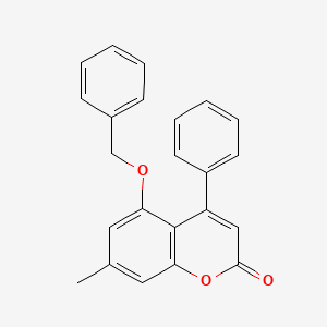 5-(benzyloxy)-7-methyl-4-phenyl-2H-chromen-2-one