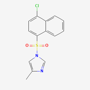 1-[(4-chloronaphthalen-1-yl)sulfonyl]-4-methyl-1H-imidazole