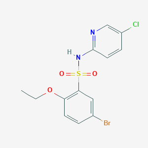 5-bromo-N-(5-chloropyridin-2-yl)-2-ethoxybenzenesulfonamide