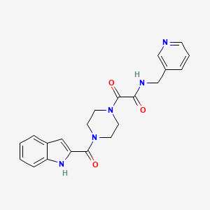 2-[4-(1H-indol-2-ylcarbonyl)piperazin-1-yl]-2-oxo-N-(pyridin-3-ylmethyl)acetamide