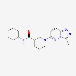 N-cyclohexyl-1-(3-methyl[1,2,4]triazolo[4,3-b]pyridazin-6-yl)piperidine-3-carboxamide