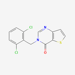 3-(2,6-dichlorobenzyl)thieno[3,2-d]pyrimidin-4(3H)-one